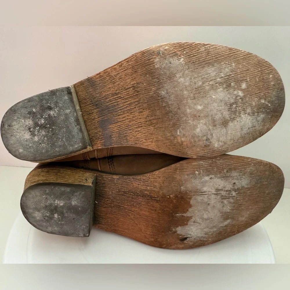 Santa Fe Boot Co. Leather Ankle Boots - Size 8 - Picture 7 of 11